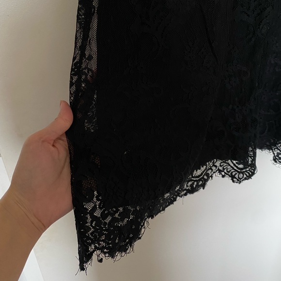 Black Lace Slip Dress - Picture 4 of 4